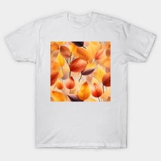 Autumn Leaves Pattern 11 T-Shirt